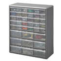 39-Drawer Gray Storage Cabinet