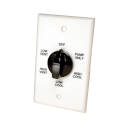 Dial Manufacturing 71105 2-Speed Wall Switch, Plastic, White, For 1/2-Speed Motors And Evaporative Coolers