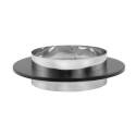 8-Inch Nominal Size Stainless Steel Chimney Adapter With Trim  