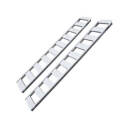 77-Inch L X 13-Inch W X 4-Inch H Aluminum Straight Ramp 2-Pack, 1250-Pound Rated (per pair)