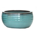 12-Inch Green Esam Low Planter