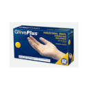 Extra-Large 235 Mm Clear Vinyl Powder Free Disposable Gloves 
