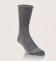 Large Charcoal Lightweight Outdoor Crew Sock