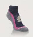 Medium Navy/Pink Lightweight Signature Low Cut Sock