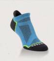 Medium Blue Lightweight Running No-Show Sock