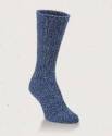 Medium Blue Ultra-Soft Ragg Crew Sock