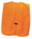 Blaze Orange Mens Polyester Safety Vest