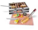 Wooden Grill And Serve Barbecue Set