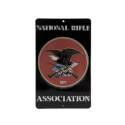 National Rifle Association Patriotic Embossed Tin Sign