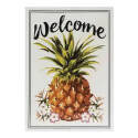 Welcome Pineapple Metal Tin Sign        
