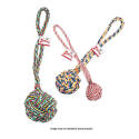 17-Inch Monkey's Fist Knot Rope Dog Toy, Assorted Color, Each
