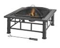 30-Inch Square Steel Tile Top Fire Pit
