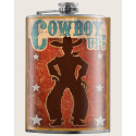 Cowboy Up Flask 8-Ounce