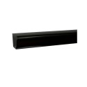 5-In x 10-Feet Aluminum K-Style Gutter Black