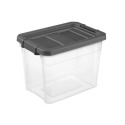 30-Quart Modular stacker Box Clear