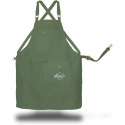 Farm And Trim Large/Extra-Large Green Apron With Cross Straps