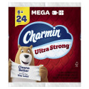 2-Ply, Ultra Strong Mega Toilet Paper, 6 Roll