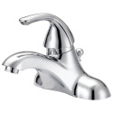 Chrome 1-Handle Bathroom Sink Faucet With Drain, 4 in. Centerset - WaterSense® Certified