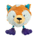 Footies Fox Plush Dog Toy