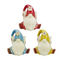 5-Inch X 5-Inch X 5-Inch Ceramic Gnome Planter, Assorted, Each
