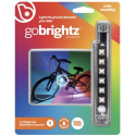 GoBrightz LED Color Select And Morphing Bike Frame Light, 2-Pack