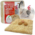 13-Inch X 13-Inch Wood Fiber Nest Box Pad, 5-Pack
