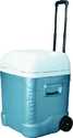 70-Quart Blue Ice Chest Maxcold Roll Cooler