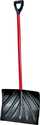 18-Inch Red Poly Snow Shovel