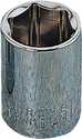 Drive Socket, 8 mm Socket, 3/8 in Drive, 6-Point, Chrome Vanadium Steel, Chrome
