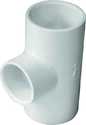 1-Inch x 1-Inch x 3/4-Inch PVC Pipe Reducing Tee