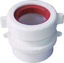 1-1/2-Inch x 1-1/4-Inch White PVC Trap Adapter