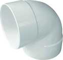 4-Inch White PVC Short Turn  Pipe Elbow