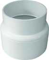 4-Inch White PVC Pipe Adapter