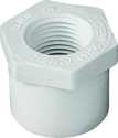 1 in. Socket x 1/2 in. FPT PVC Pipe Reducing Bushing - Schedule 40, 1-Pack