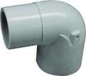 2 in. Spigot x 2 in. Socket PVC Pressure Street Elbow Fitting, 90° - Schedule 40, 1-Pack