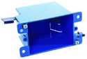 4-1/8-Inch Old Work Blue Outlet Box