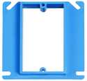 4-Inch Square Blue Outlet Box Cover