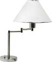 Satin Swing Arm Arm Desk Lamp With Shade
