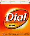 Dial Gold 3 Bars 4 oz