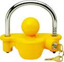 Yellow Steel Universal Coupler Lock