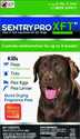 Sentry Pro Xft Flea And Tick Squeeze-On For Dogs, 60-Pound +
