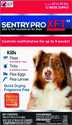 Sentry Pro XFT Flea And Tick Squeeze-On For Dogs, 40 To 60-Pounds