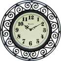 Analog Display Round Wall Clock 12 In