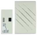 2-1/2-Inch White Cordless Door Chime