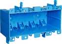 4-Gang Blue Outlet Box