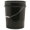 5-Gallon 0.7-Mil  Black Plastic Pail