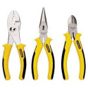 6-Inch Bi-Material 3-Piece Plier Set