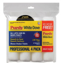 White Dove™ Woven Dralon® Fabric 9-Inch Rollers, 3/8-Inch Nap, 4-Pack