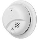 AC/DC Ionization Sensor 10-Year Interconnect Hardwire White Smoke Alarm