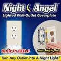 Night Angel Lighted Wall Plate